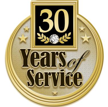 30 Years of Service